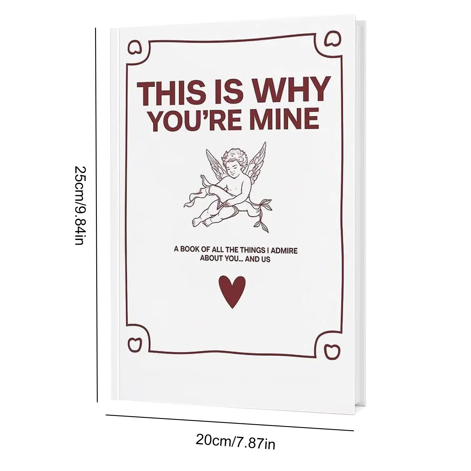 THIS IS WHY YOU'RE MIN-I Love You Fill-In-The-Blank Love Book Anniversary Gifts for Couples, Her & Him (WHY YOU'RE MINE Series）